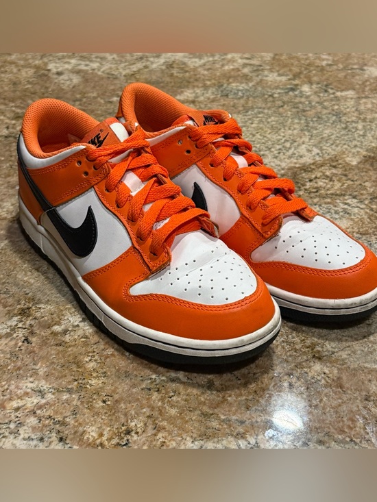 Nike Other - Nike Dunk Low GS Halloween 2022 Youth Size 7Y DH9765-003 Orange White